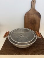 آبکش استیل دوجداره دسته چوبی طرح زارا هوم - Image 2