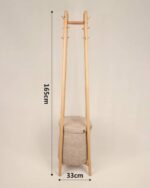 چوب لباسی به همراه سبد لباس - Image 6