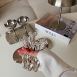 قاشق چای خوری پاپیونی استیل