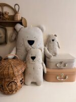عروسک خرسی پارچه ای در سه سایز - Image 3