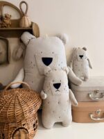 عروسک خرسی پارچه ای در سه سایز
