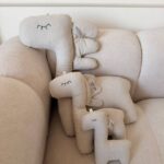 عروسک دایناسور پارچه ای