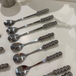 قاشق کوچک دسته مرواریدی